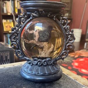 B&BW 2022 Raven Globe candle stand